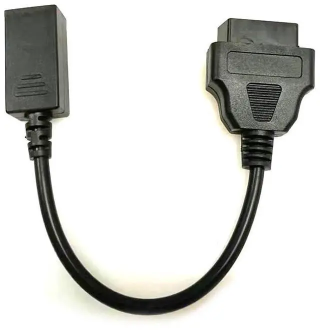 Alt view image 5 of 6 - OBD2 Diagnostic Cable Adapter, 3-Pin to 16-Pin Connector, Black