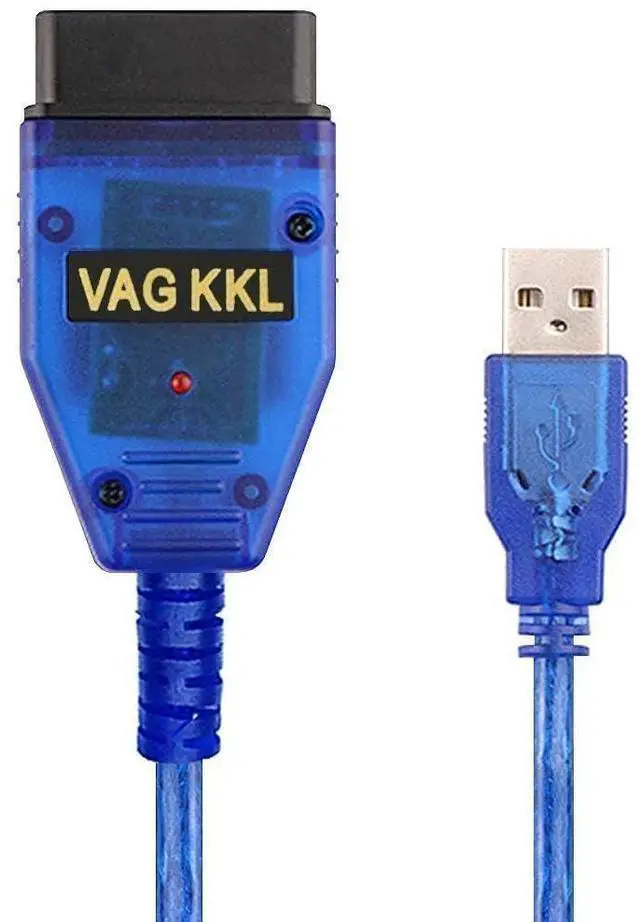 Main image of OBDII Scanner Diagnostic Cable for VW Audi Skoda Seat Volkswagen, Support VAG-COM KKL 409.1, 16-Pin Car Programming Cable, OBD II Adapter Connector Cable Scan Tool, for Win XP/ WIN7 32bits ONLY 1