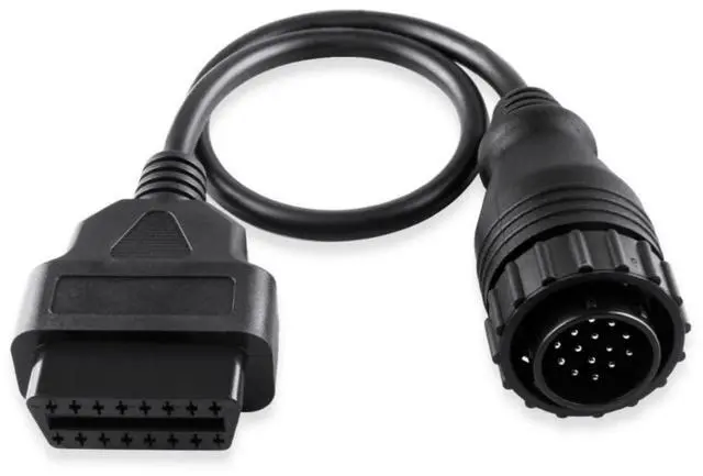 Main image of 14 Pin to 16 Pin Auto Car OBD2 Diagnostic Cable Male to Female Adapter OBD2 Connector Cord for Mercedes Benz Sprinter 14Pin