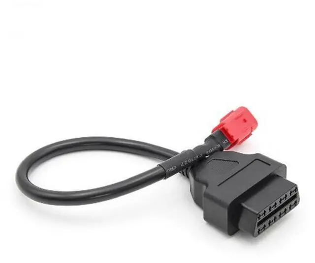 Alt view image 5 of 5 - 16Pin OBD2 to 6Pin Connector Adapter Cable for Motorcycle, Compatible with CBR1000RR/CBR600RR/VFR 800/CRF1000/CB1100/NC750 from 2017, Works with ELM327 OBD2 Scanner/Code Reader