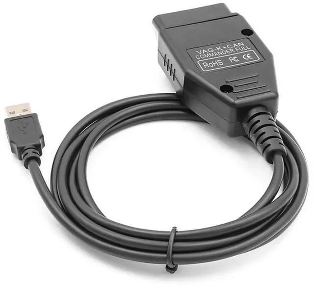 Alt view image 2 of 7 - OBD2 Cable for VAG K+CAN Commander v1.4 Diagnostic Scanner Tool, ECU Programming, Code Reader