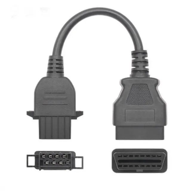 Main image of OBD2 Diagnostic Adapter Cable, 16-Pin to 8-Pin OBD Extension Connector for Truck
