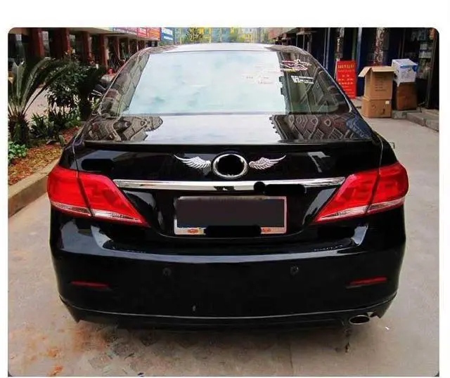 Alt view image 4 of 4 - 2Pcs Metal 3D Sticker with 3M Fixed for Cars, Angel's Wings Style (Gold)