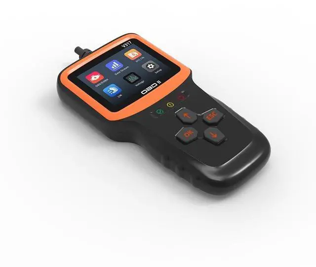 Alt view image 2 of 7 - Car OBD/EOBD Diagnostic Tool OBD2 Color Screen Multi Language Automotive Battery Voltage Fault Detector Scanner