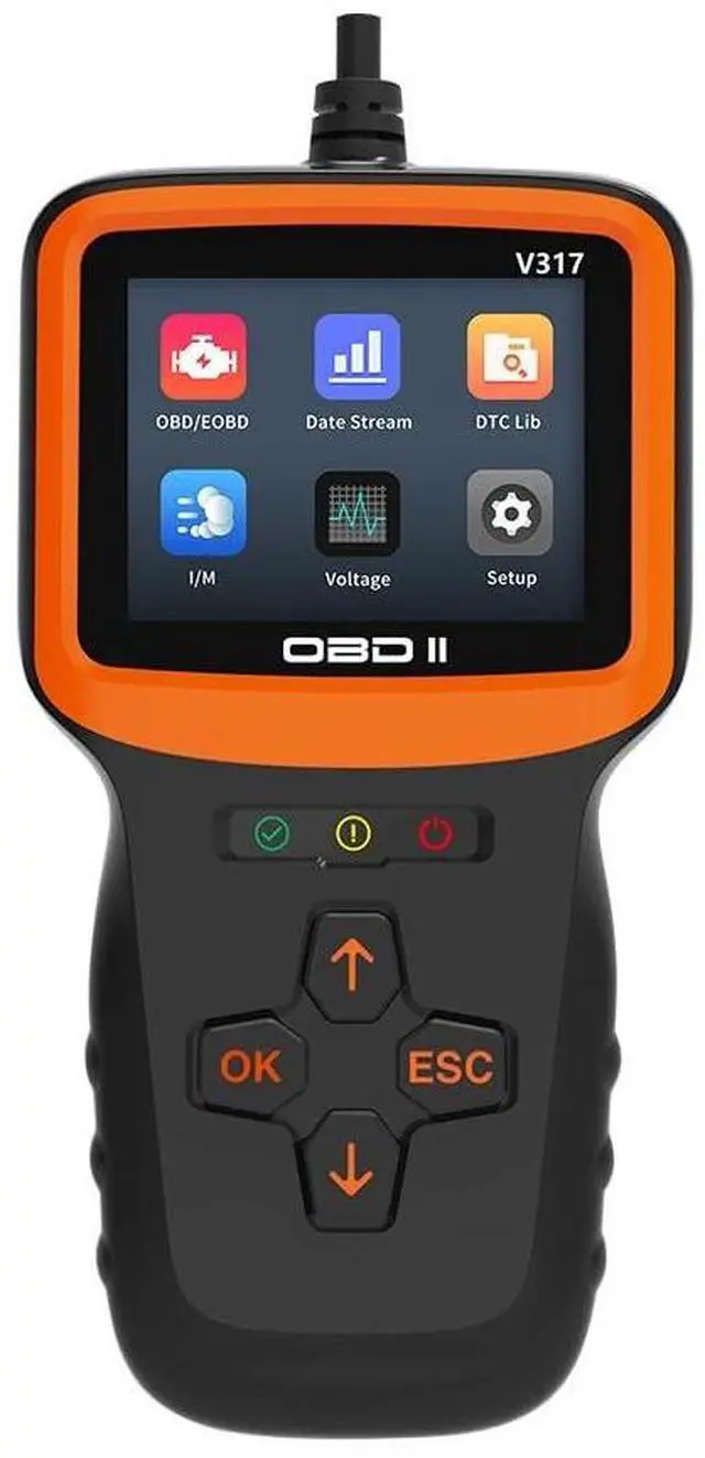 Alt view image 4 of 7 - Car OBD/EOBD Diagnostic Tool OBD2 Color Screen Multi Language Automotive Battery Voltage Fault Detector Scanner