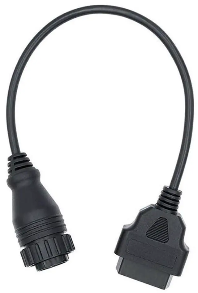 Alt view image 4 of 6 - E-Car Connection 14 Pin to 16 Pin OBDII Cable Male to Female Adapter Car Diagnostic OBD2 Cord for Mercedes Benz Sprinter
