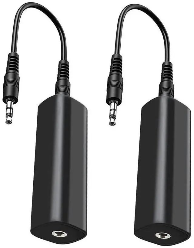 Main image of Midautoo Ground Loop Isolator Noise Filter for Car Audio/Home Stereo,2 PCS with 3.5mm Audio Cables