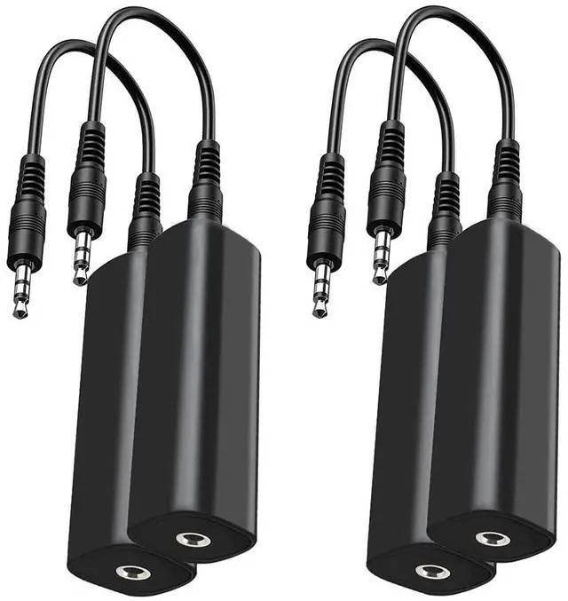 Main image of Midautoo Ground Loop Isolator Noise Filter for Car Audio/Home Stereo,4 PCS with 3.5mm Audio Cables