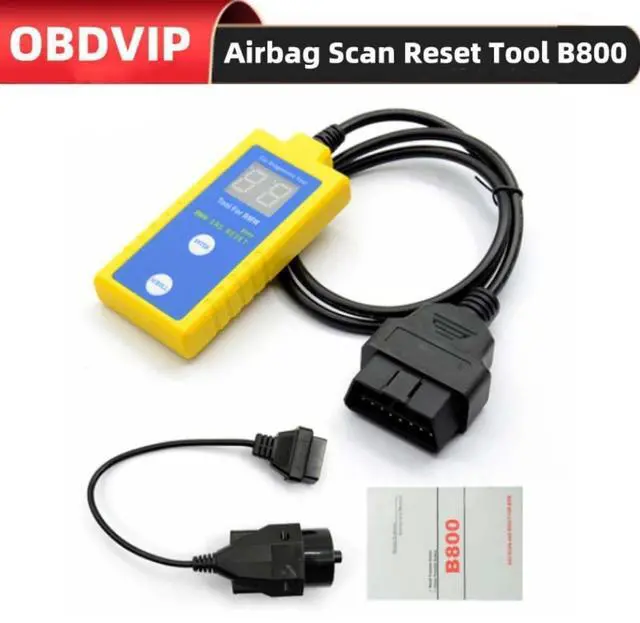 Alt view image 3 of 5 - B800 Car Airbag Scan Reset Tool Diagnostic SRS Scanner Read Clear Airbag Trouble Codes for E34 E36 E38 E39 E46 Z3 Z4 X5 1994 to 2003