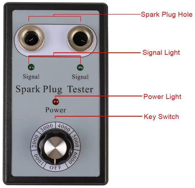 Alt view image 3 of 7 - 12V Car Spark Plug Tester Ignition