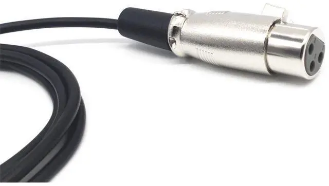 Alt view image 5 of 5 - Riipoo 3.5mm to XLR Adapter 1 Meter 1/8" TRS 3.5mm Stereo Jack Male to XLR Female Audio Adapter Speaker Microphone Cable Cord