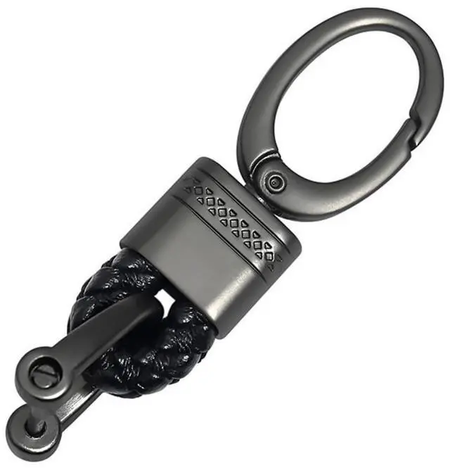 Alt view image 2 of 5 - 360° Rotation Woven Rope Metal Buckle Keychains, 4Pcs/Pack