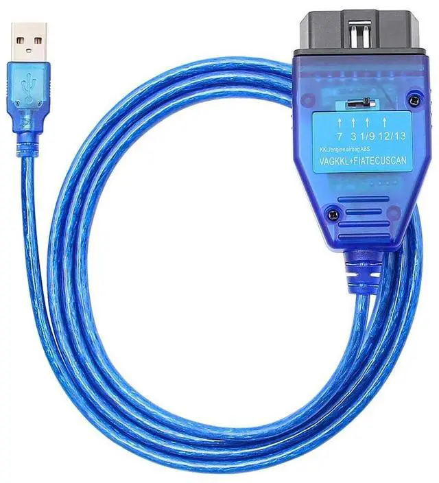Main image of Car Ecu Scan Tool 4 Way Switch FT232RL Diagnostic Cable for VAG KKL 409.1+ for Fiat ECU Interface