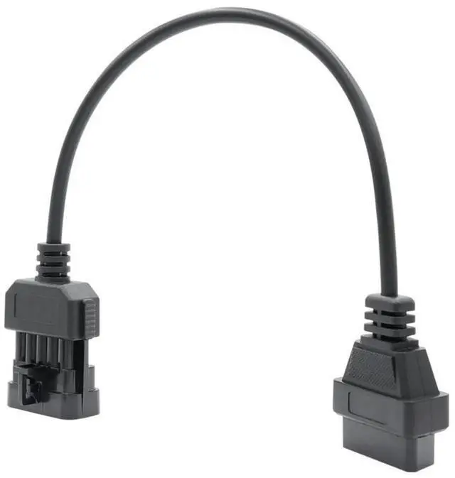 Alt view image 6 of 6 - 10 Pin OBD Diagnostic Cable for Vauxhall and for Opel to OBD2 16 Pin Car Extension Connector