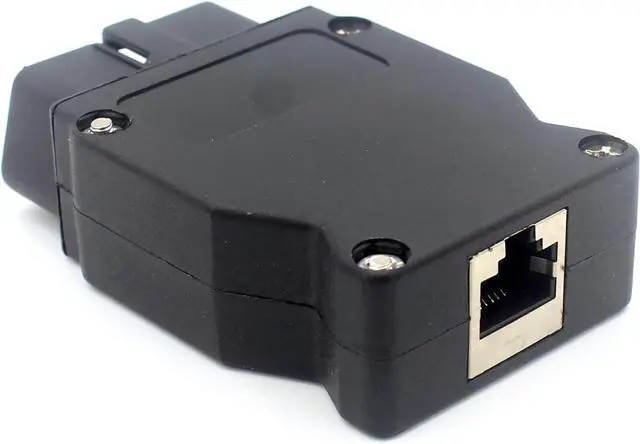 Alt view image 6 of 6 - Ethernet RJ45 to OBD2 16 Pin Connector Adapter for All F Series and Late E Series Coding Reader Diagnostic Tools