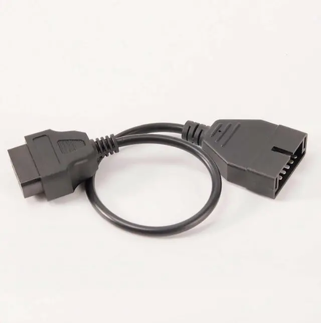 Alt view image 4 of 5 - 12Pin OBD1 to 16Pin OBD2 Connector Diagnostic Adapter Converter Cable Compatible with GM Vehicles, 1.3ft/40cm