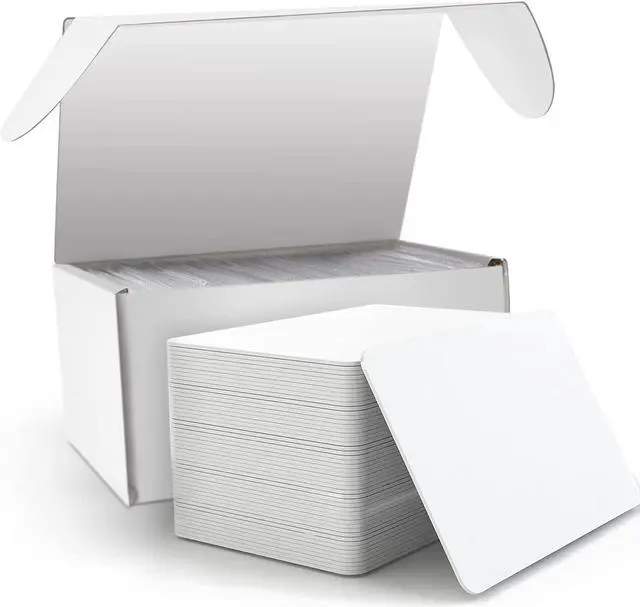 Main image of NFC NTAG215 Card Solid White PVC Cards, NFC 215 Tag, Waterproof, 504 Bytes 100 Pcs/set