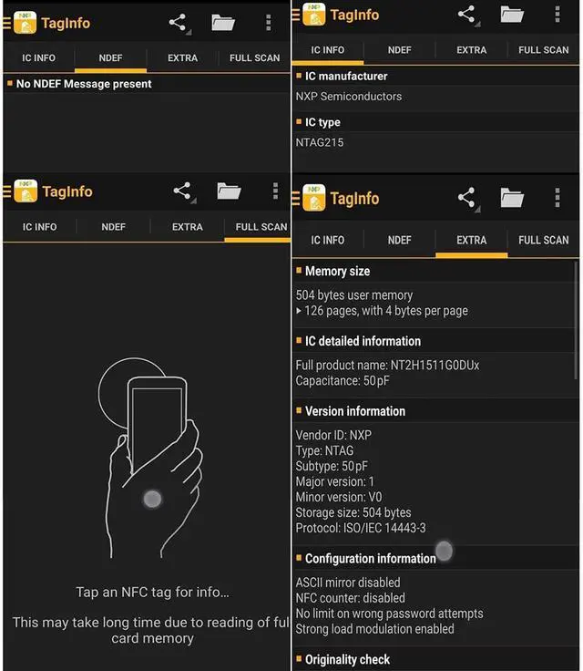 Alt view image 5 of 6 - NFC NTAG215 Card Solid White PVC Cards, NFC 215 Tag, Waterproof, 504 Bytes 100 Pcs/set