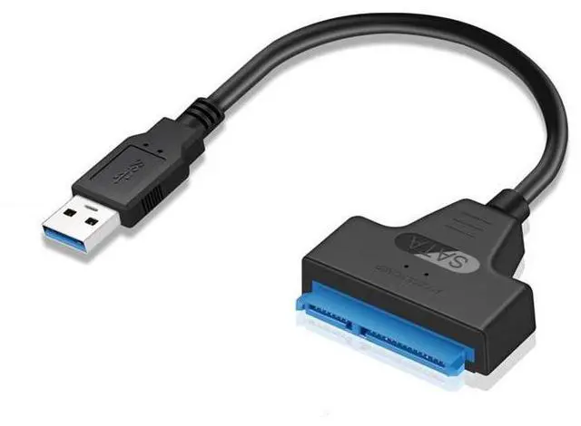 Main image of SATA to USB 2.0 Easy Drive Cable, Hard Disk Read Connection Converter Adapter Cable for Desktop Laptop 2.5/3.5-inch SSD Solid State / Mechanical Hard Disk