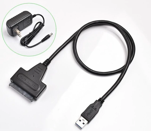 Main image of SATA to USB 2.0 Easy Drive Cable, Hard Disk Read Connection Converter Adapter Cable for Desktop Laptop 2.5/3.5-inch SSD Solid State / Mechanical Hard Disk for 2.5/3.5 inch disk
