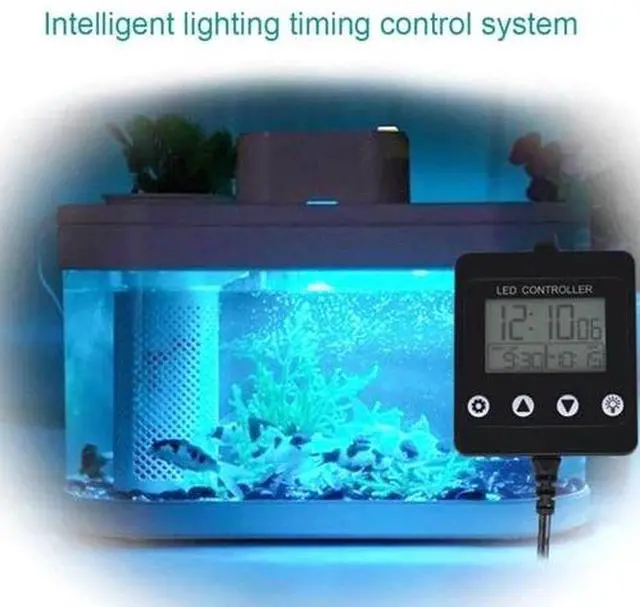 Alt view image 4 of 7 - Fish Tank Light Timer With Automatic On Off Function & Sunrise Sunset Simulation