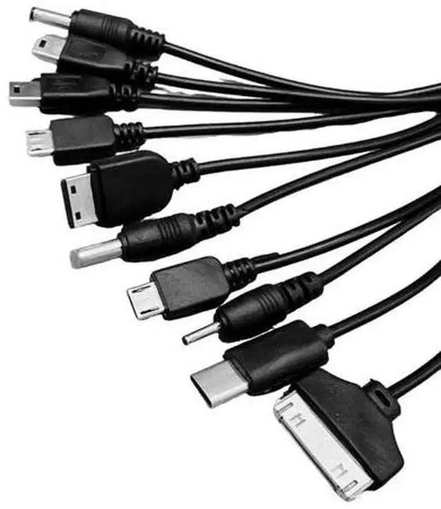 Alt view image 5 of 7 - Multifunctional 10 in 1 USB Charging Cable Spring Coiled Data Sync Cord Wire