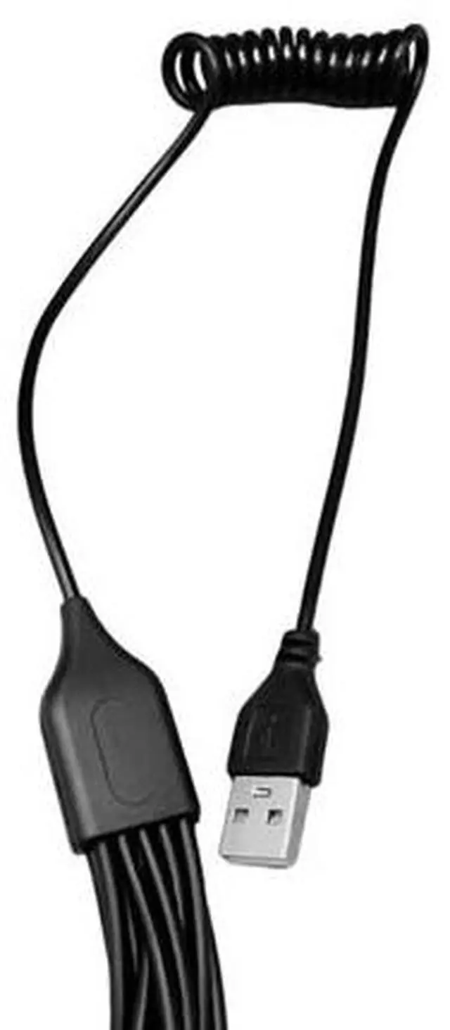 Alt view image 3 of 7 - Multifunctional 10 in 1 USB Charging Cable Spring Coiled Data Sync Cord Wire