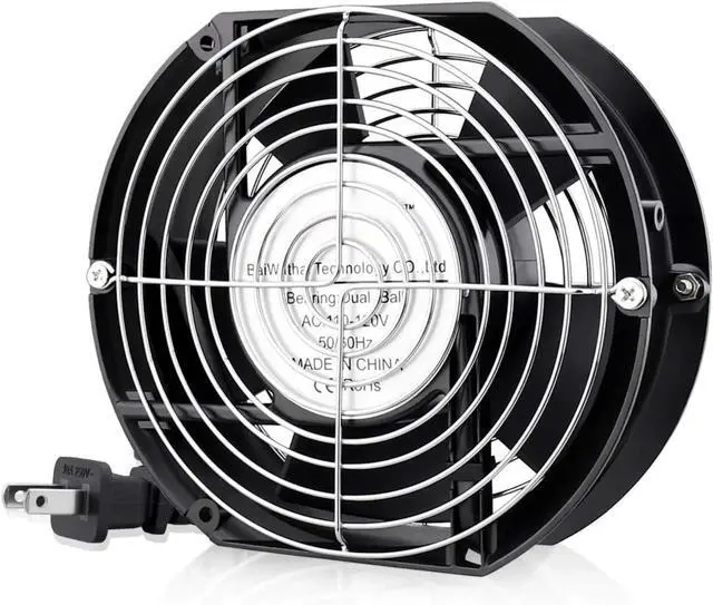 Main image of forAC 110V 120V Axial Fan Big Airflow High Speed Dual Ball 172mm x 150mm x 51mm for DIY Cooling Ventilation Exhaust Projects For Server