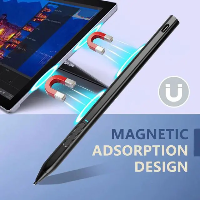 Alt view image 4 of 4 - Touchscreen Laptops,Genuine Digital Stylus Pen with 4096 Pressure Sensitivity and Palm Rejection,Black