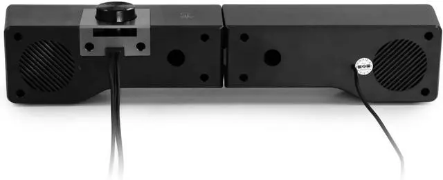Alt view image 4 of 4 - Gaming Dual Soundbar with RGB LED Lights, Black