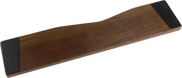 Alt view image 6 of 6 - Ergonomic Wooden Wrist Rest Solid Wood Walnut