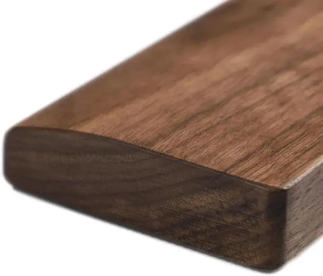 Alt view image 4 of 6 - Ergonomic Wooden Wrist Rest Solid Wood Walnut
