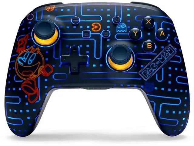 Main image of Enhanced Wireless Controller for Nintendo Switch with Lumectra - PAC-MAN Neon Arcade, Gamepad