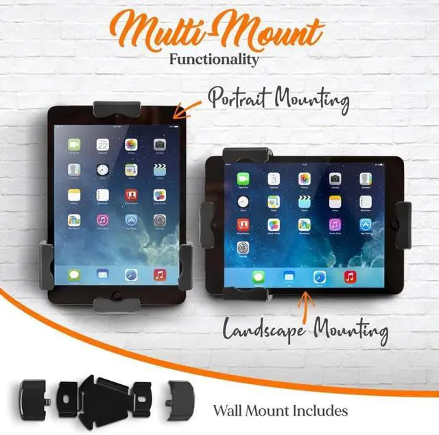 Alt view image 5 of 6 - Anti-Theft Tablet Security Stand Kiosk - Table Mount Desktop Tablet Case Holder W/ Lock, Adjustable Clamp Arm