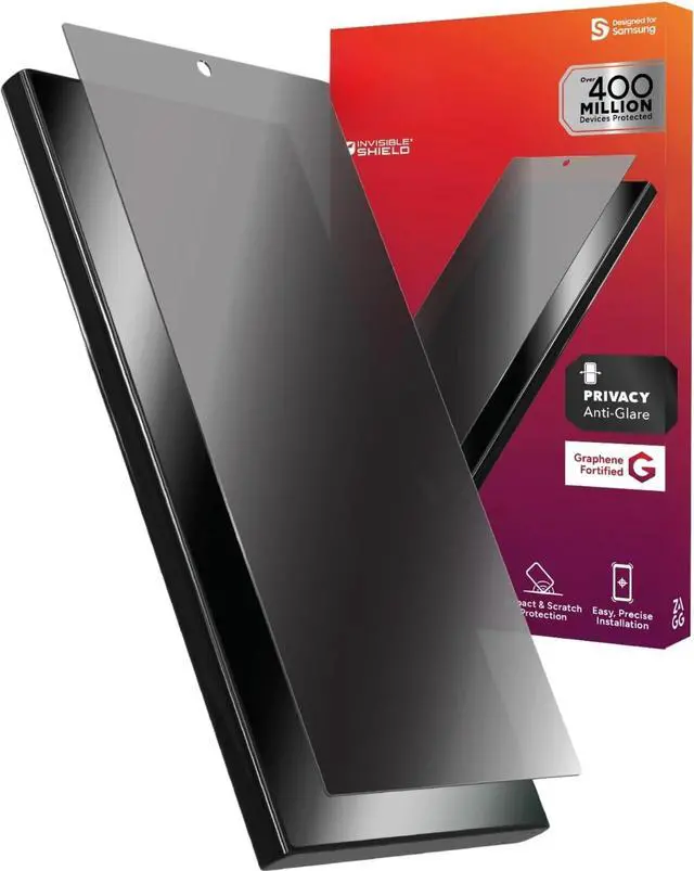 Main image of FOR-Privacy Anti-Glare S25 Ultra Screen Protector - Flexible Hybrid Polymer, Matte Finish, 2-Way Privacy Filter