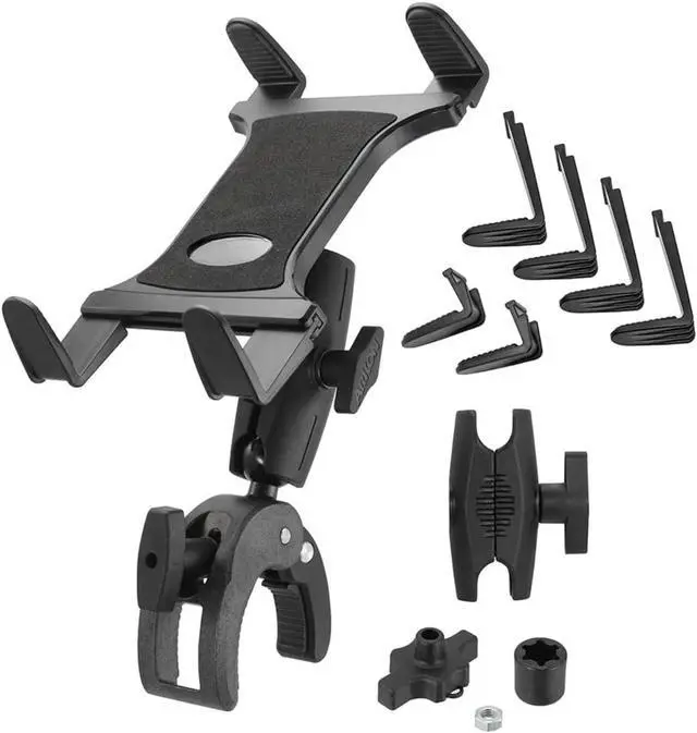 Main image of Mounts - Tablet Holder with Clamp Mount | Corrosion-Resistant | Tablet Stand w/Sturdy Clamp | Security Knob Feature