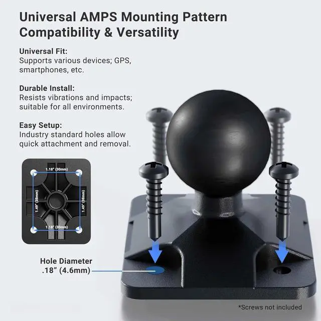 Alt view image 4 of 6 - Mounts - Tablet Holder with Clamp Mount | Corrosion-Resistant | Tablet Stand w/Sturdy Clamp | Security Knob Feature