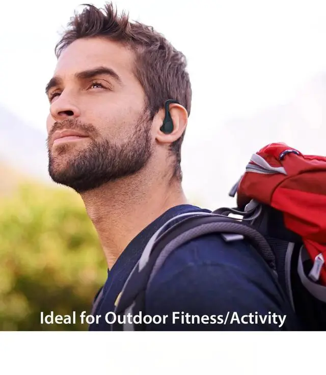 Alt view image 3 of 4 - Sport True Wireless Earbuds Headphones, Lightweight and Compact, Long Battery Life (up to 30 Hours) - HAEC25TB (Black)