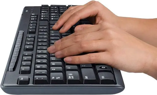 Alt view image 6 of 6 - Media Combo MK200 Full-Size Keyboard and High-Definition Optical Mouse