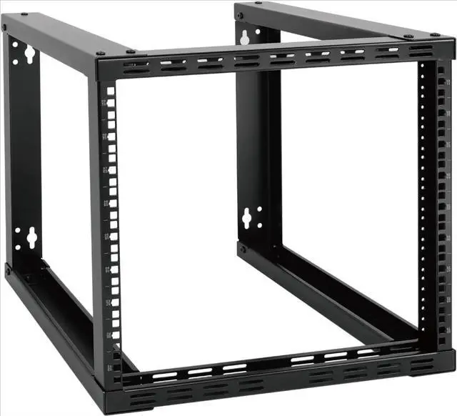 Main image of 9U Fixed Wall Mount Network Rack 15.8inch Depth Open Frame for Server Data/AV/IT/Communication/Computer Equipment/Patch Panel Heavy Duty