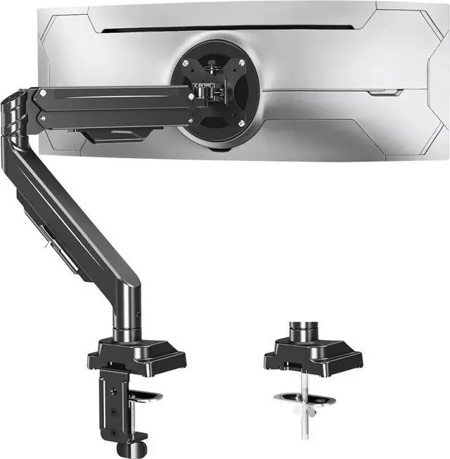 Main image of Premium Monitor Arm Hold up 2.2-33lbs Ultrawide Computer Screens, Full Motion Gas Spring Heavy Duty Desk Mount Adjustable VESA Mount 75x75/100x100mm