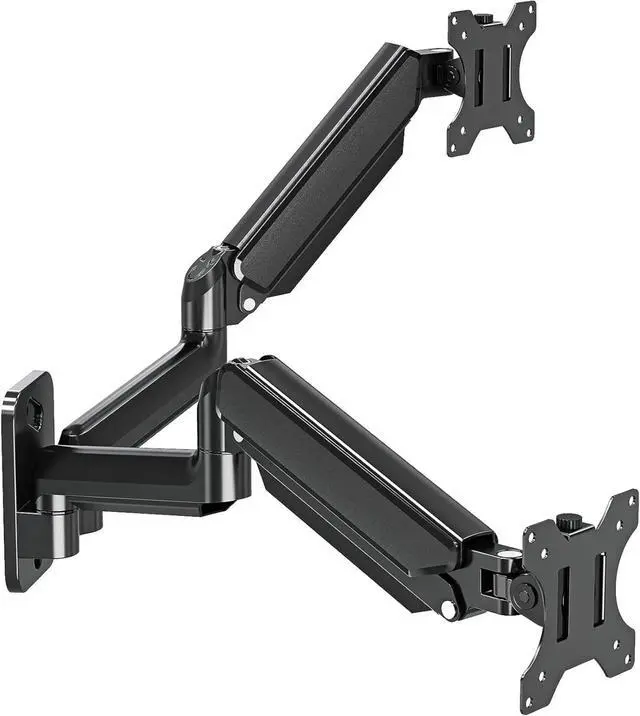 Main image of Dual Monitor Wall Mount for 13 to 32 Inch Computer Screens, Monitor Mounts for 2 Monitors Holds Up to 19.8lbs Each