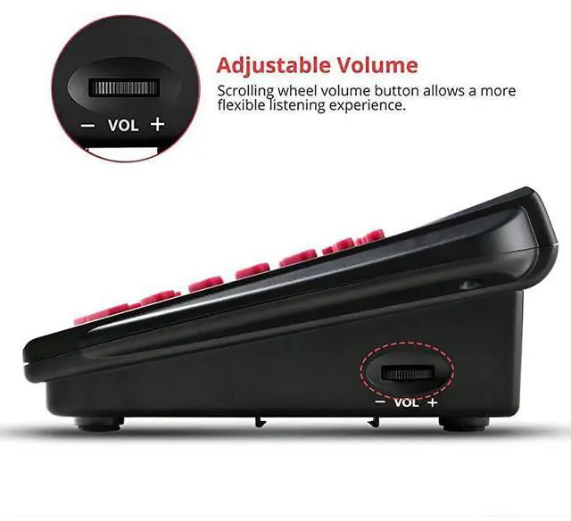 Alt view image 7 of 7 - forCorded Telephone with Headset & Dialpad for House Call Center Office - Noise Cancellation