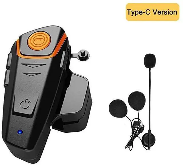 Main image of FOR-Bluetooth Headset, BT-S2 Motorbike Helmet Intercom up to 3 Riders 1000M Helmet Communication System Supports Handsfree/Stereo Music/FM/GPS/ MP3 (Boom Microphone,Single)
