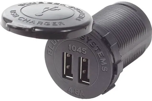 Main image of Fast Charge 48A Dual USB Charger Socket Mount 12V24V