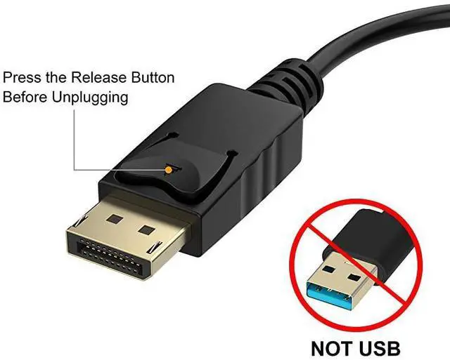 Alt view image 4 of 7 - FOR DisplayPort to HDMI Adapter 10 Pack GoldPlated Display Port to HDMI Converter DP to HDMI Cord Male to Female Compatible with Computer Desktop Laptop PC Monitor Projector HDTV Black