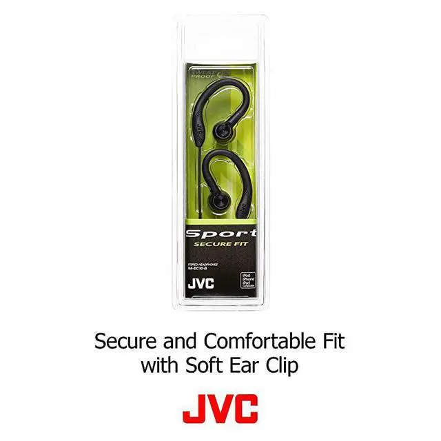 Alt view image 4 of 4 - Earclip Earbud Sport Earbud Earclip Black (HAEC10B) (HA-EC10B)