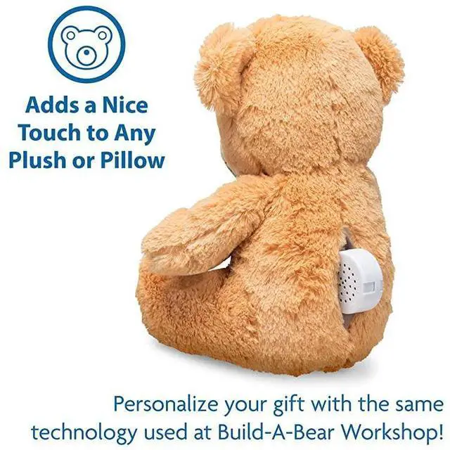 Alt view image 3 of 7 - forExpress Mini Recorder for Personal Messages Perfect Device for Plush Toys Stuffed Animals Baby Dolls and Pillows Playback