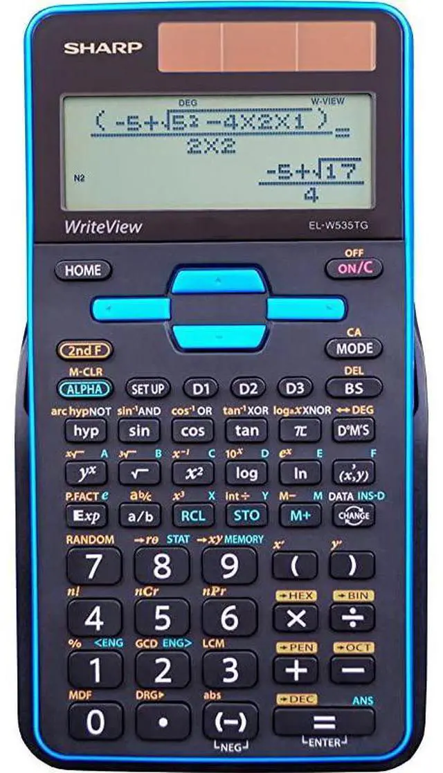 Main image of FOR ELW535TGBBL Scientific Calculator with WriteView 4 Line Display