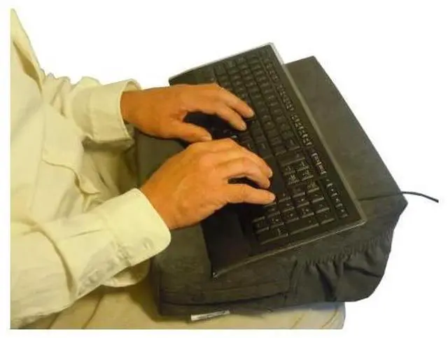 Alt view image 4 of 7 - FOR-Easel Lap Desk Pillow Ergonomic Computer Desk amp Desktop Book Stand with Orthopedic Wrist Support